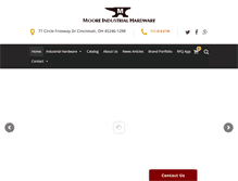 Tablet Screenshot of mooreindhardware.com