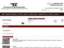 Tablet Screenshot of catalog.mooreindhardware.com